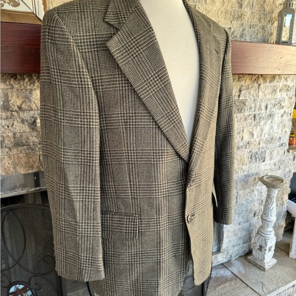 Mens Alpaca Blazer Sportscoat Nordstrom Mackey Spatz 40 Made in Italy - Picture 11 of 16